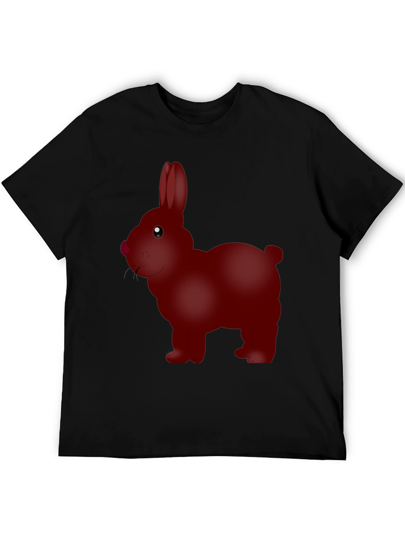 Red Rabbit Graphic Tee - Unique Bunny Design