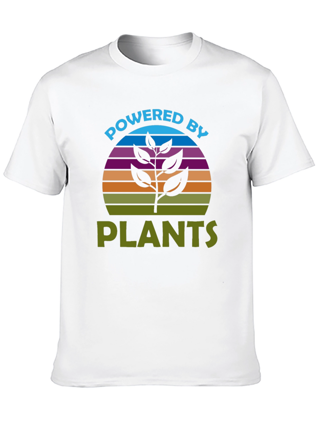 Powered by Plants T-Shirt - Vegan Tee