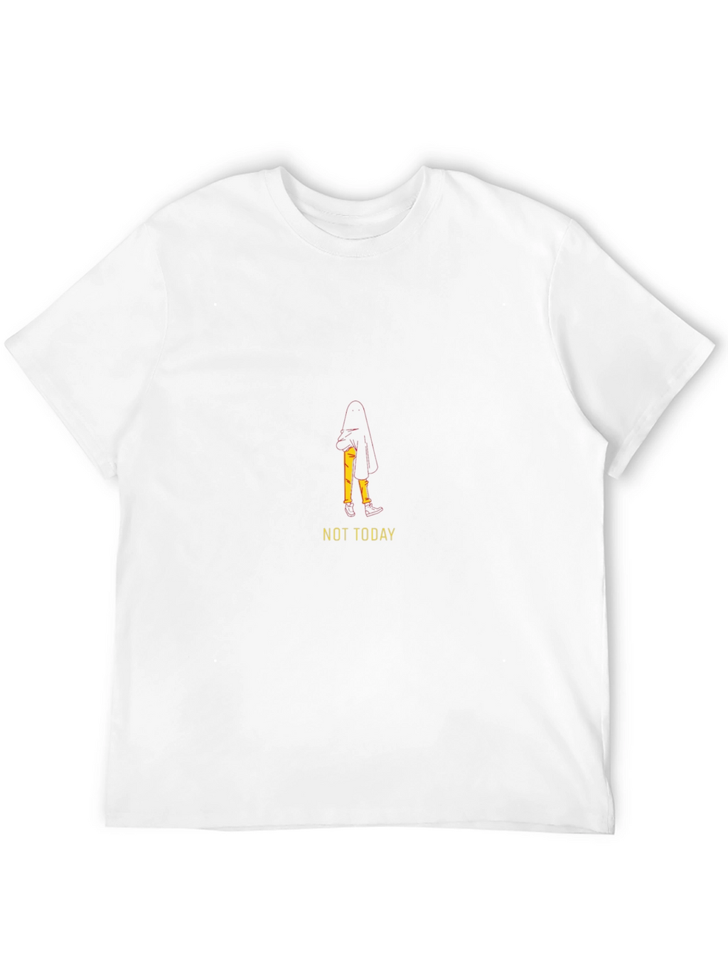 Not Today Graphic Tee - Black Casual T-Shirt