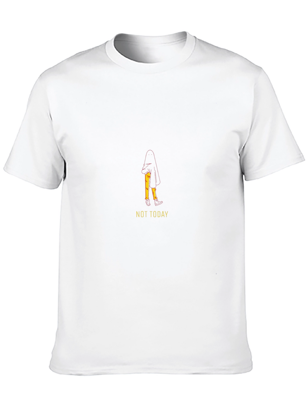 Not Today Graphic Tee - Black Casual T-Shirt
