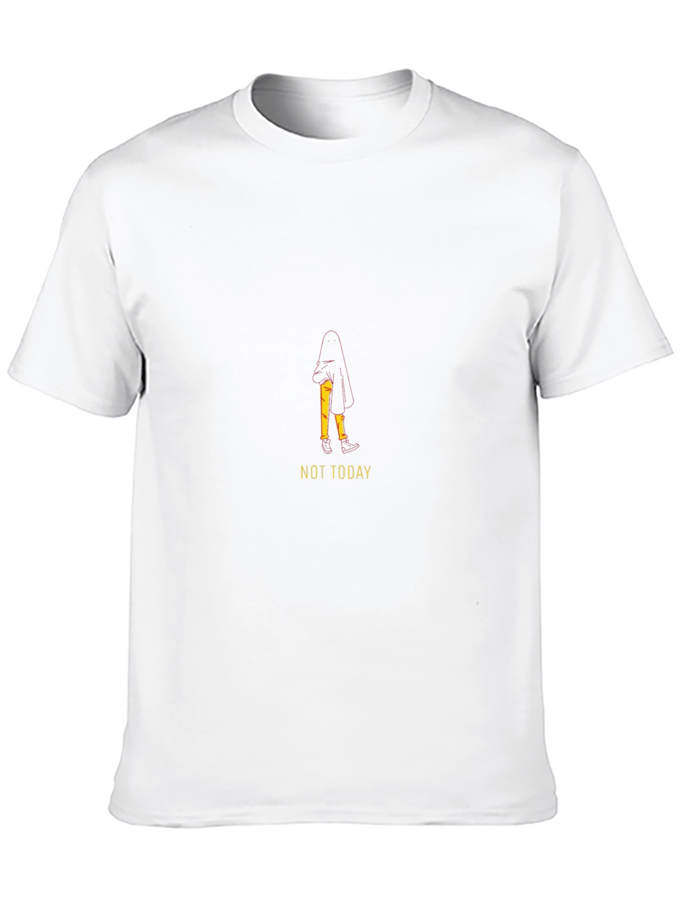 Not Today Graphic Tee - Black Casual T-Shirt