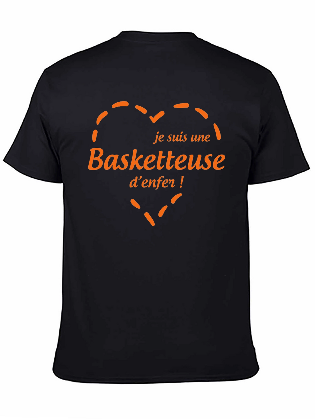Je suis une Basketteuse denfer! Black T-Shirt