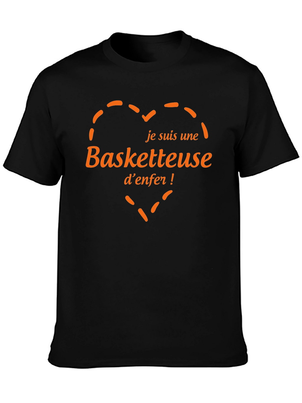 Je suis une Basketteuse denfer! Black T-Shirt