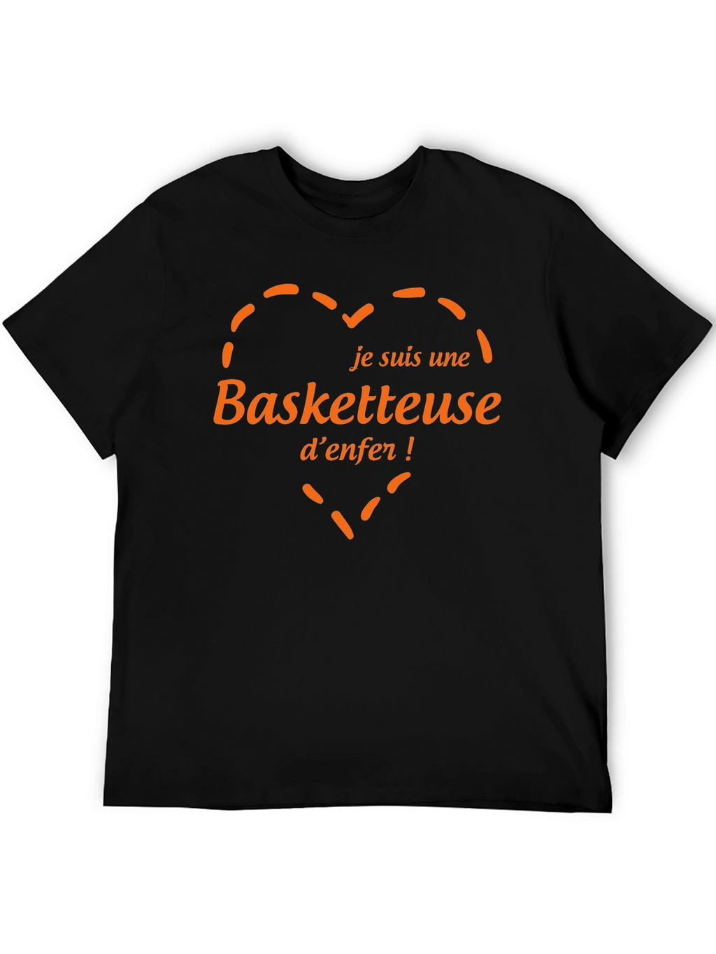Je suis une Basketteuse denfer! Black T-Shirt