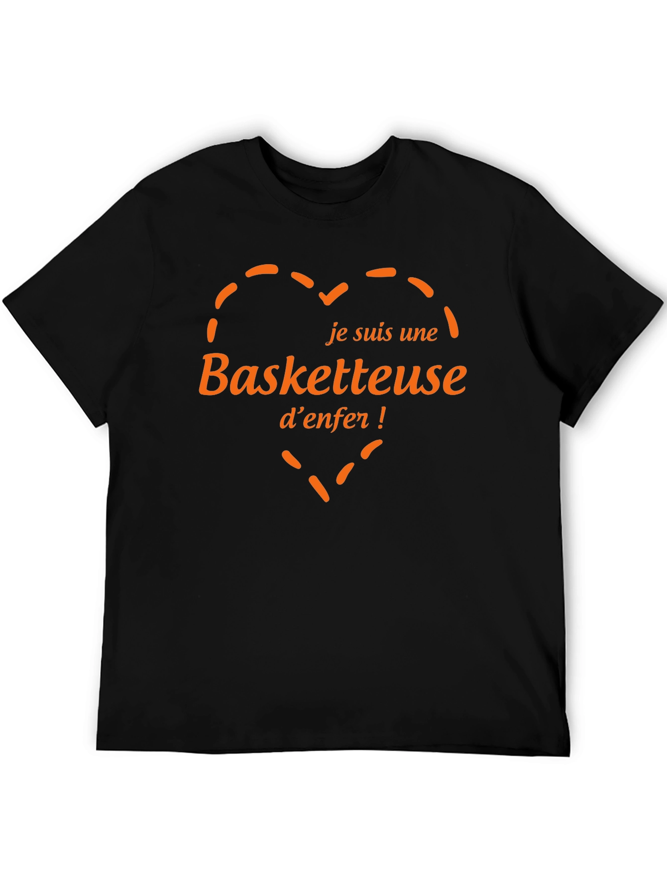 Je suis une Basketteuse denfer! Black T-Shirt