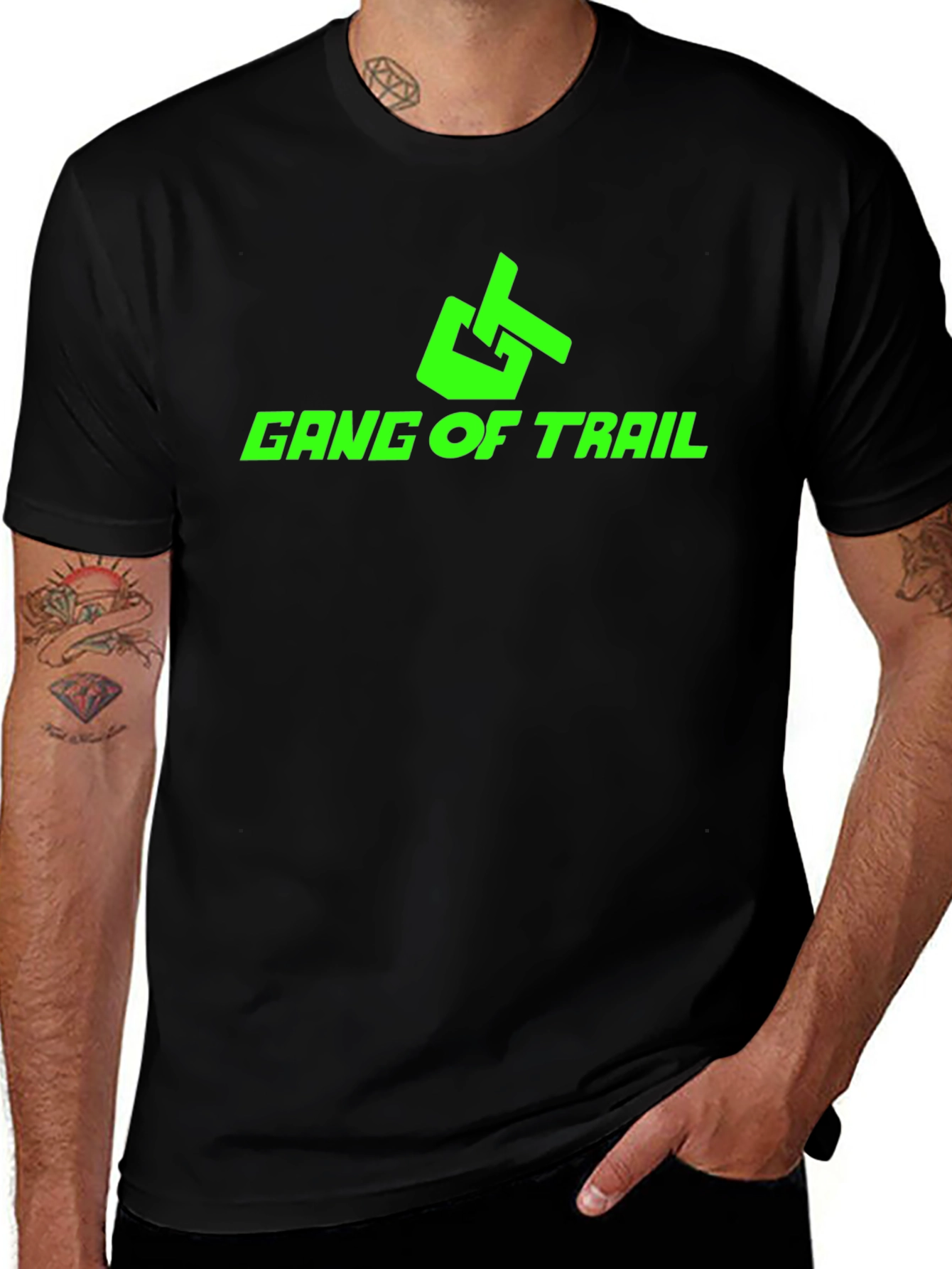 Gang Of Trail Black Graphic Tee