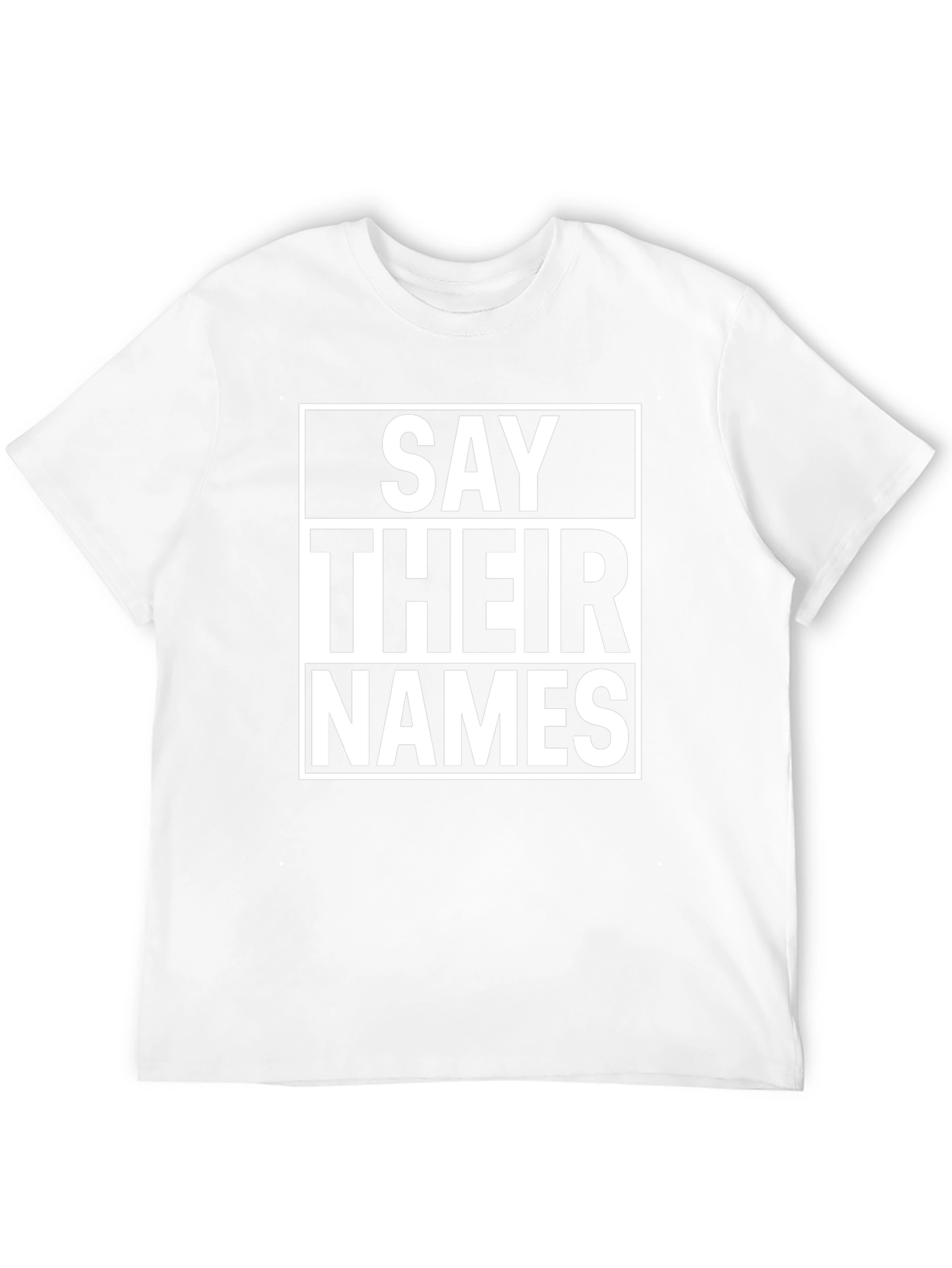Say Their Names T-Shirt - Black Graphic Tee