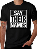 Say Their Names T-Shirt - Black Graphic Tee