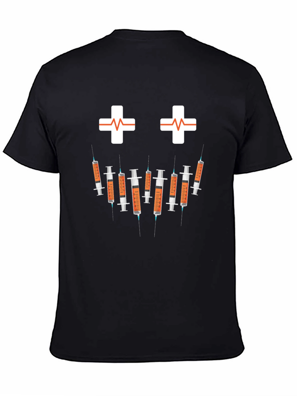 Humorous Nurse/Doctor Syringe Graphic T-Shirt