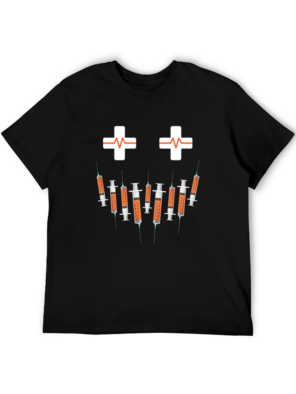 Humorous Nurse/Doctor Syringe Graphic T-Shirt