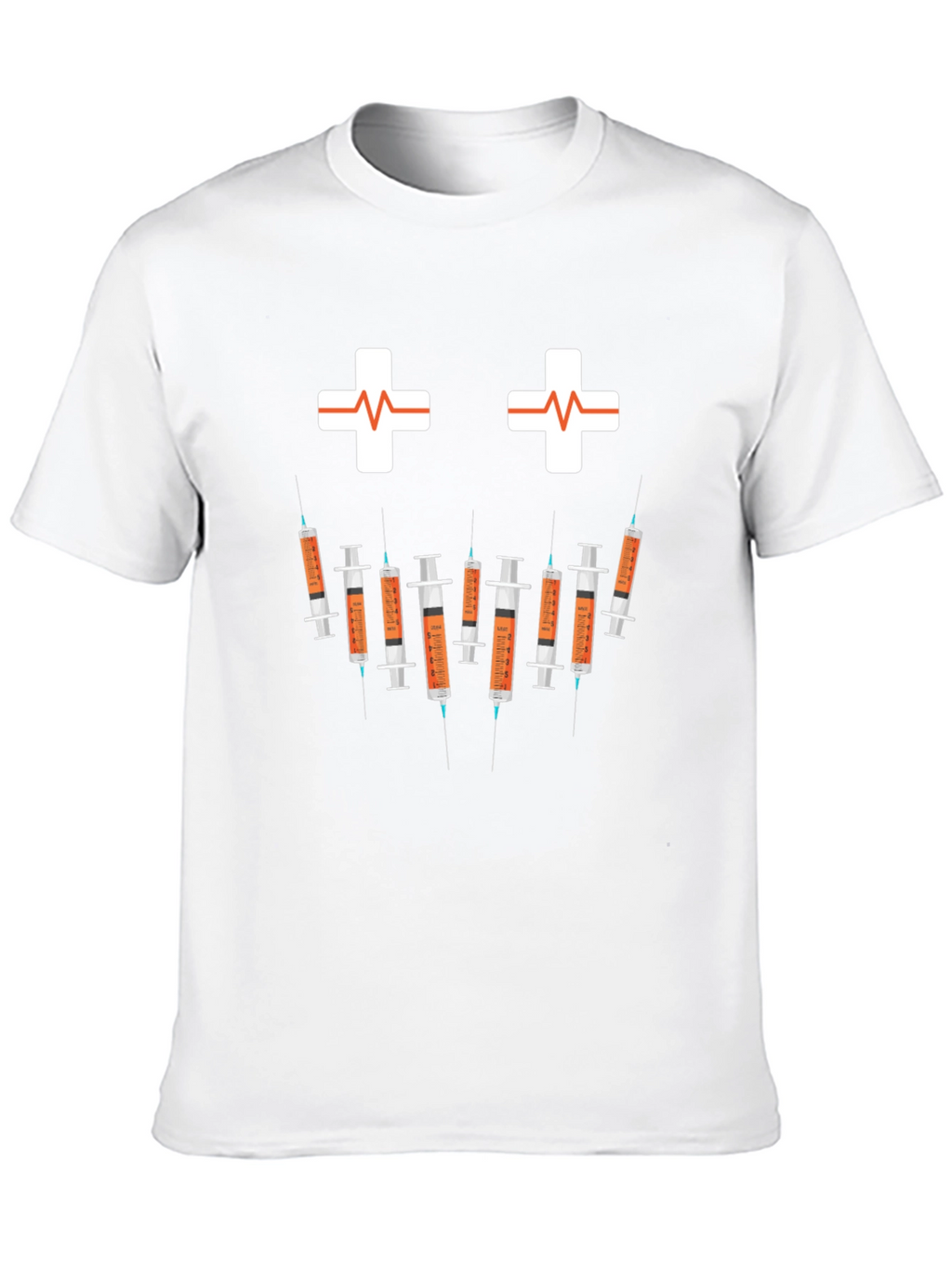 Humorous Nurse/Doctor Syringe Graphic T-Shirt