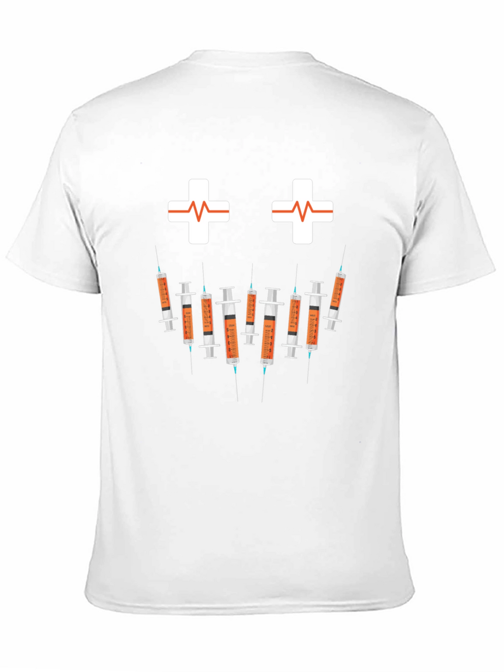 Humorous Nurse/Doctor Syringe Graphic T-Shirt