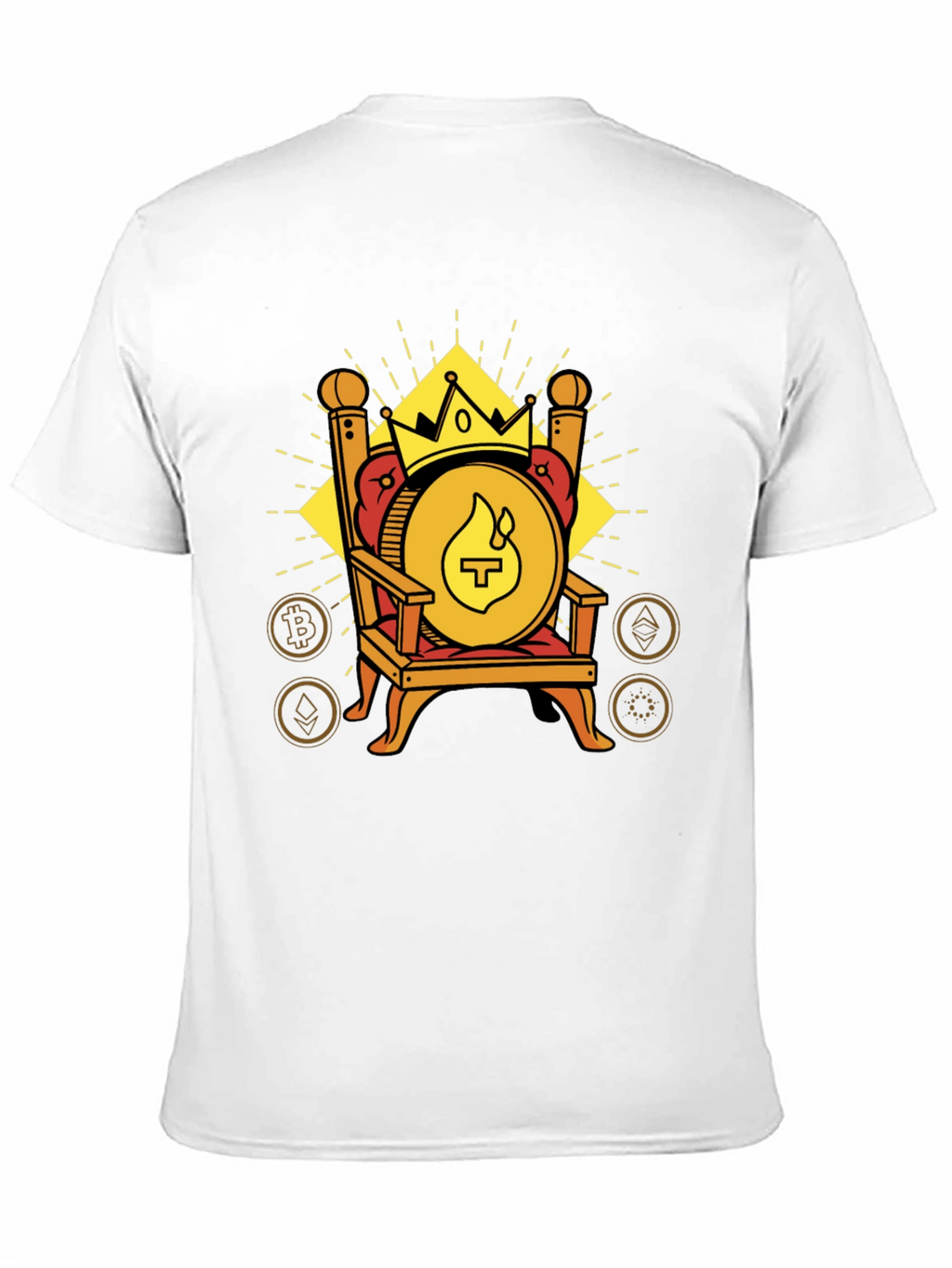 Crypto King T-Shirt - Throne Design