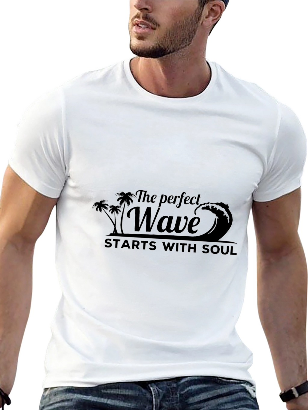The Perfect Wave T-Shirt: Soulful Surf Design