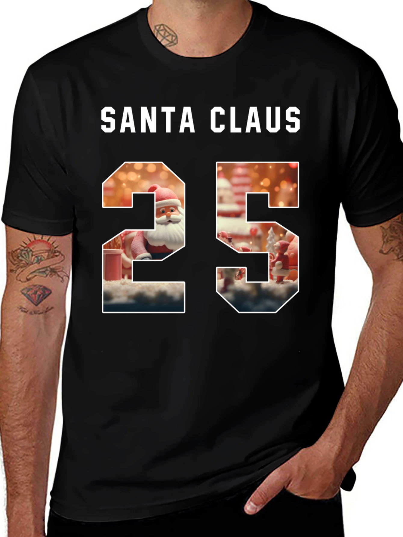 Santa Claus 25 Holiday T-Shirt
