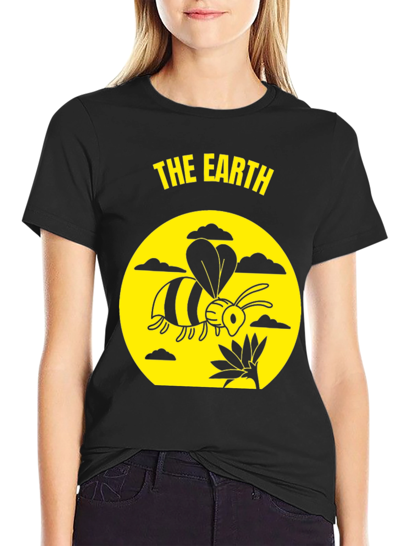 Bee Earth Graphic Tee - Eco Friendly