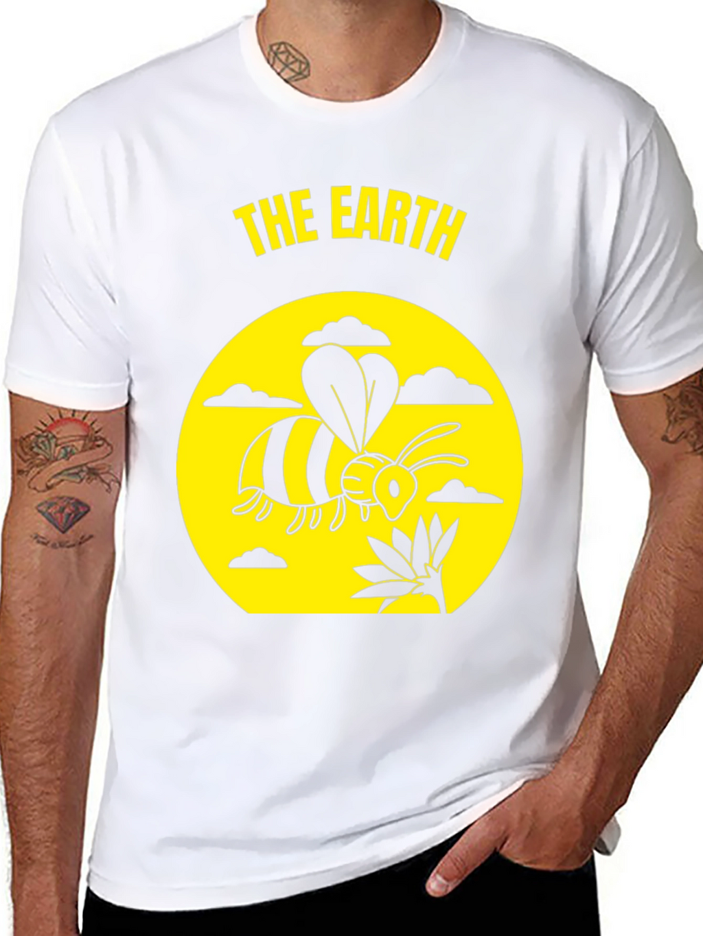 Bee Earth Graphic Tee - Eco Friendly