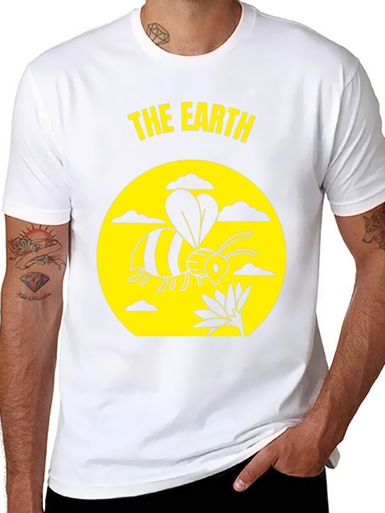 Bee Earth Graphic Tee - Eco Friendly