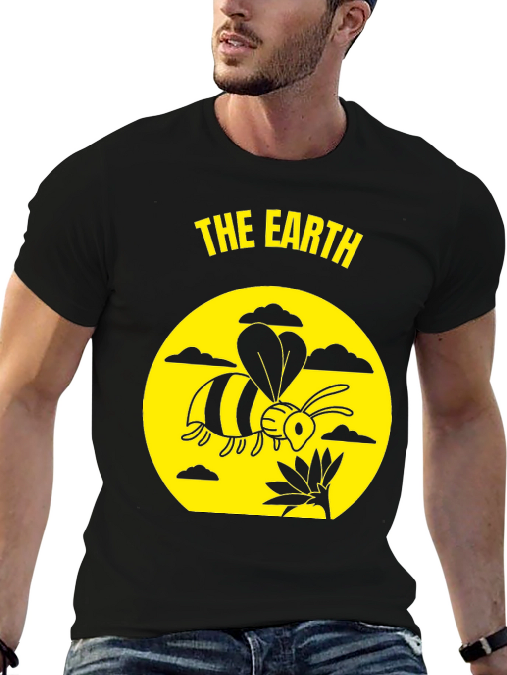 Bee Earth Graphic Tee - Eco Friendly