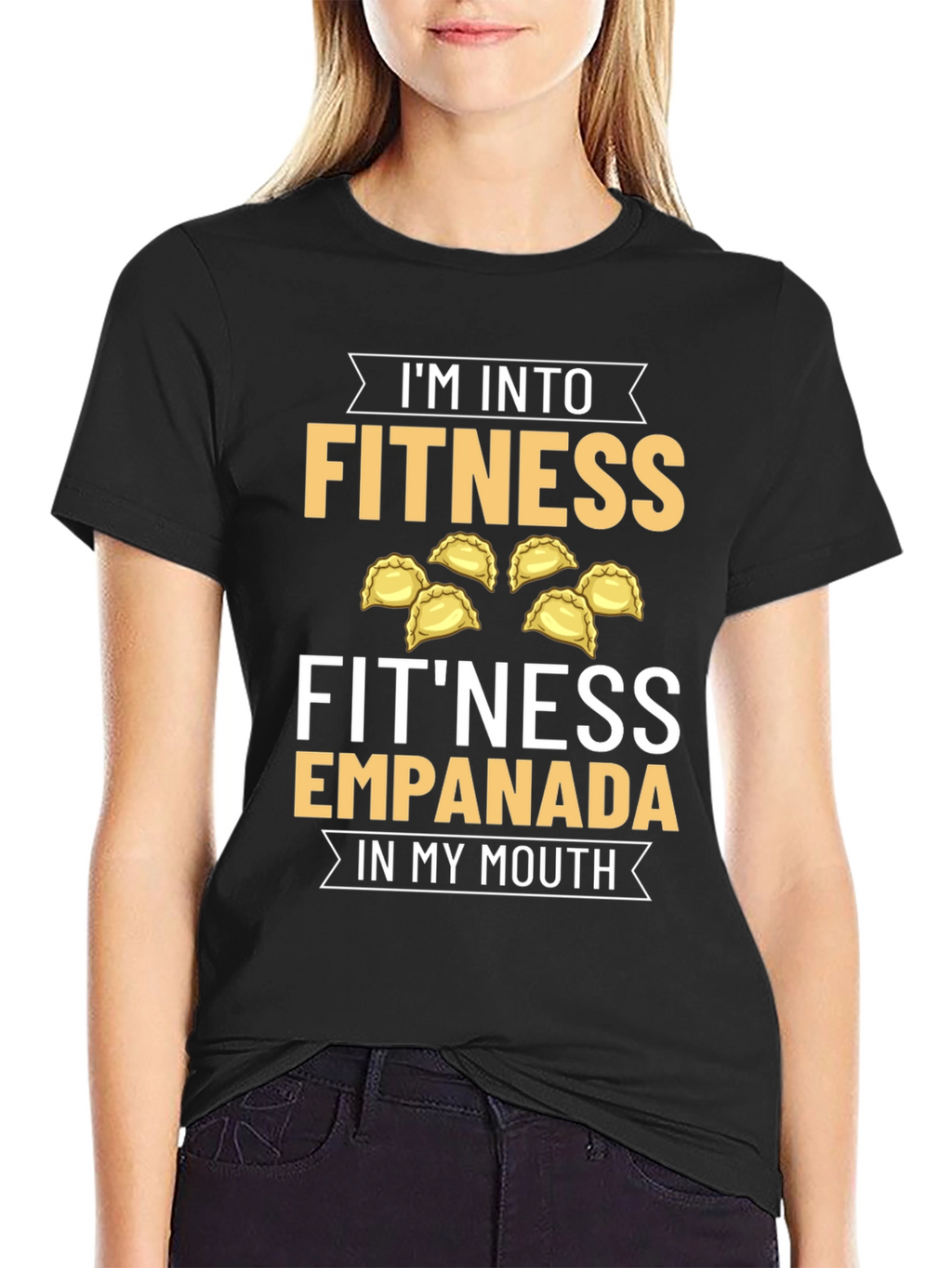 Fitness Empanada T-Shirt - Foodie Humor Tee