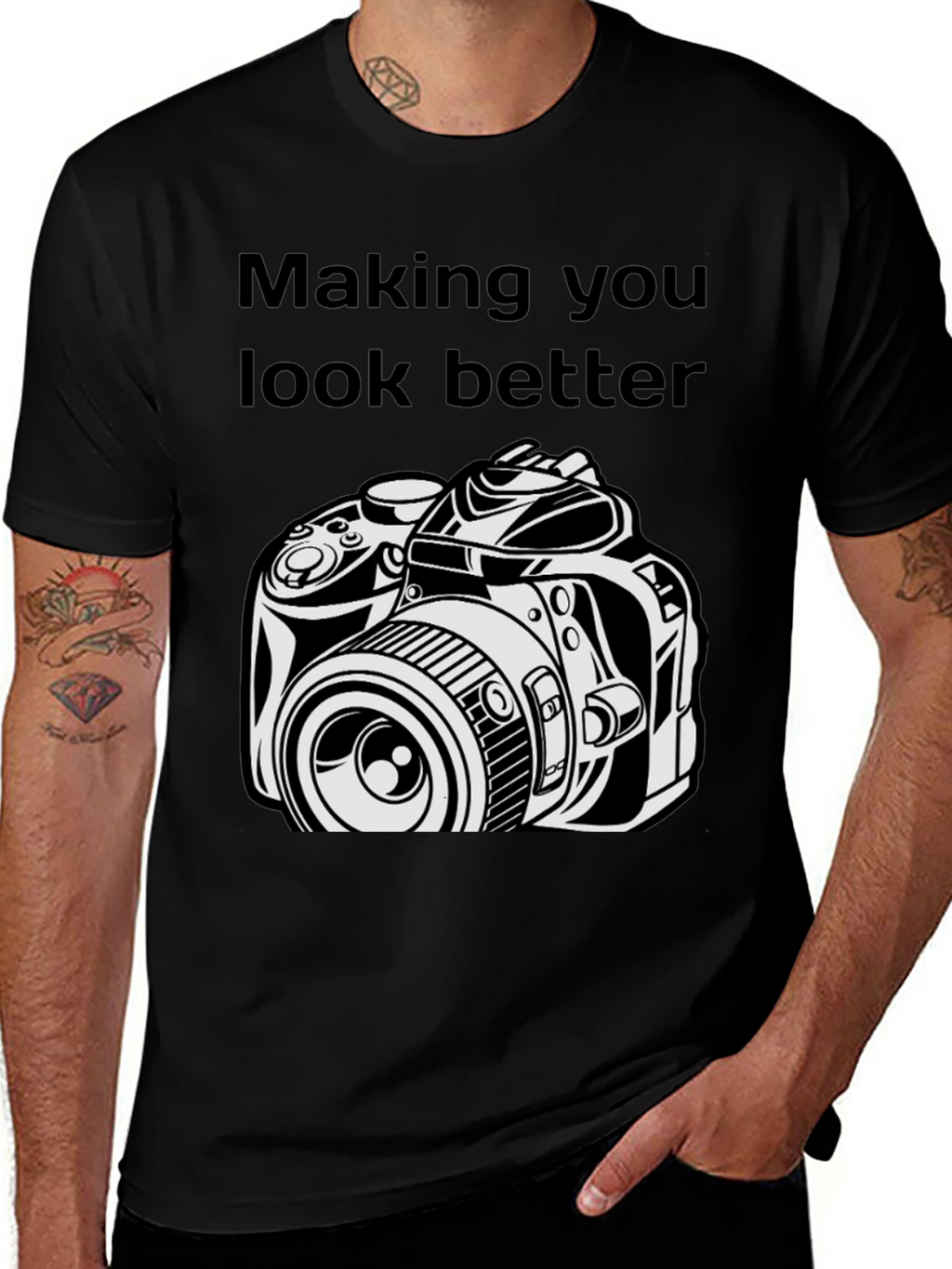 Making You Look Better Black T-Shirt