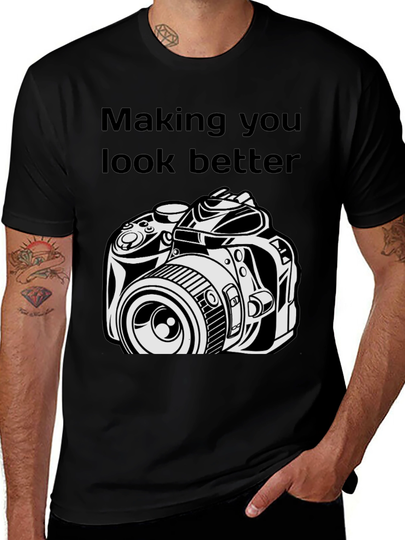 Making You Look Better Black T-Shirt
