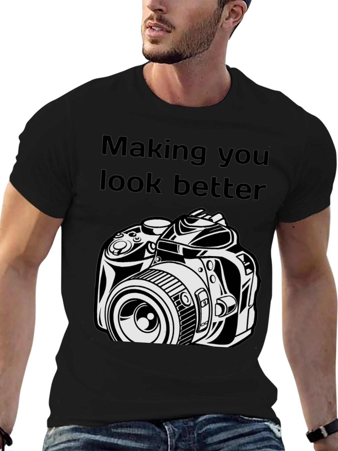 Making You Look Better Black T-Shirt