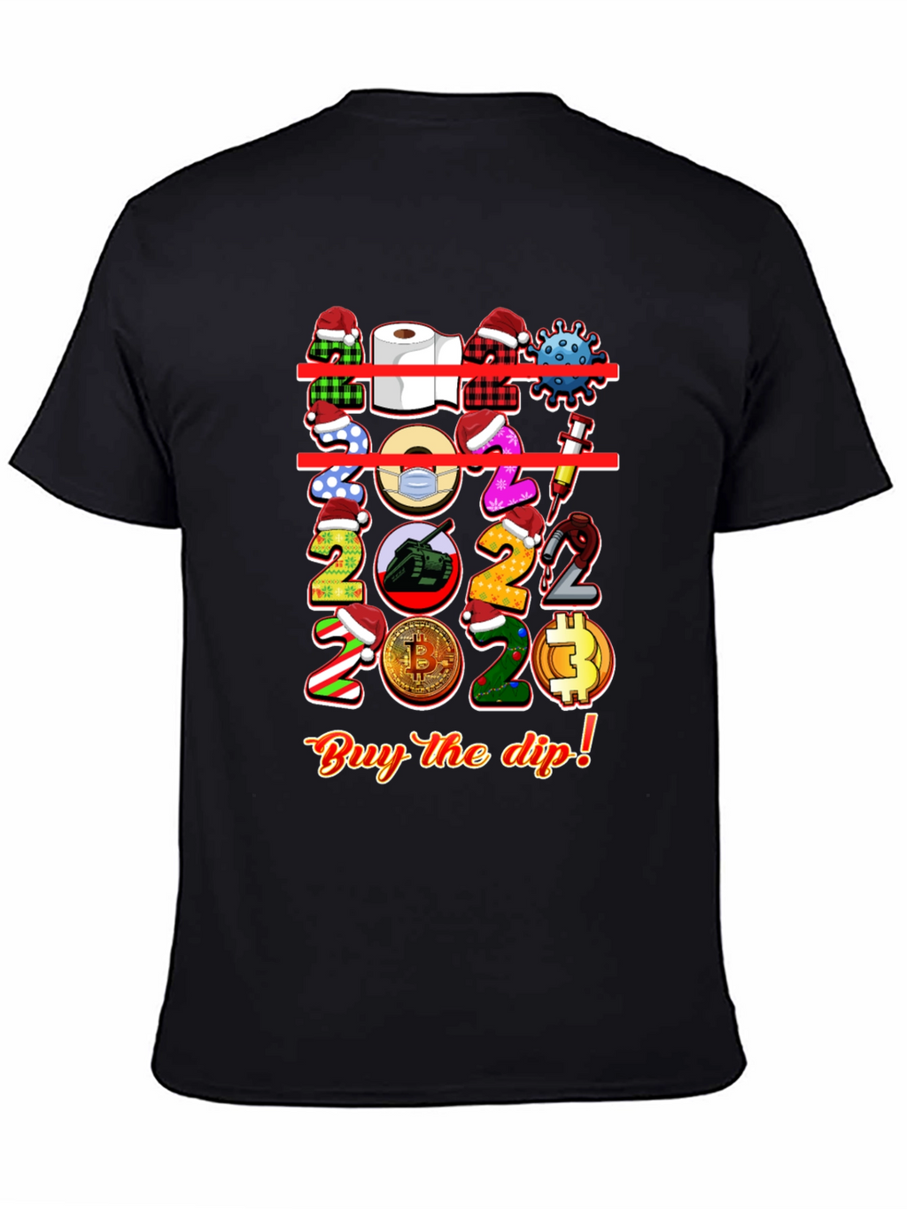 Novelty 2020-2023 Themed Graphic T-Shirt