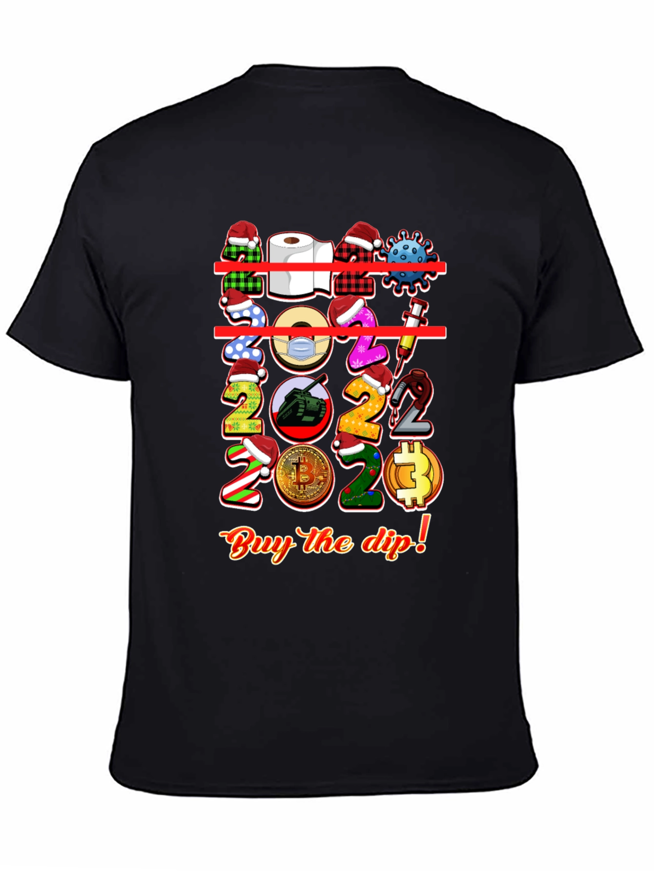 Novelty 2020-2023 Themed Graphic T-Shirt