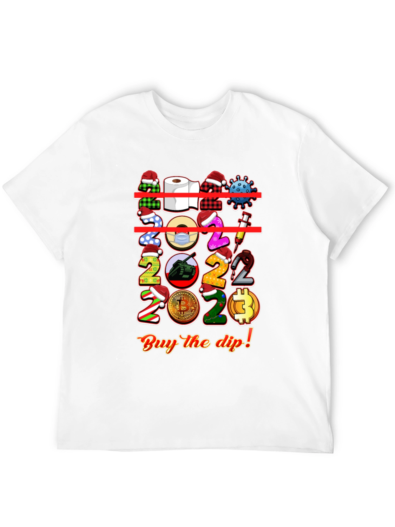 Novelty 2020-2023 Themed Graphic T-Shirt