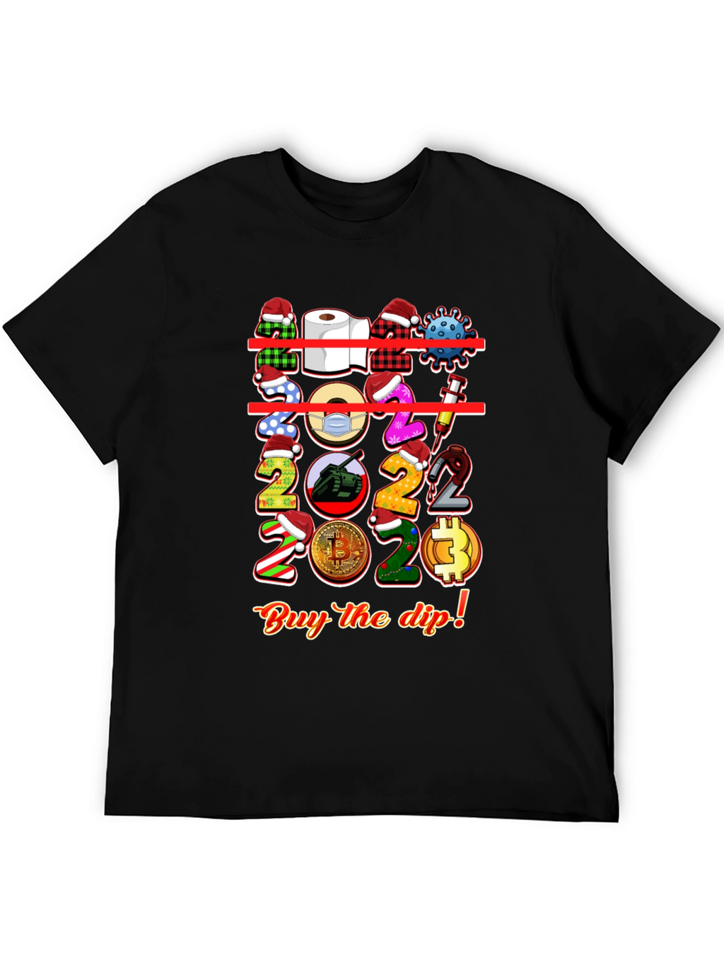 Novelty 2020-2023 Themed Graphic T-Shirt