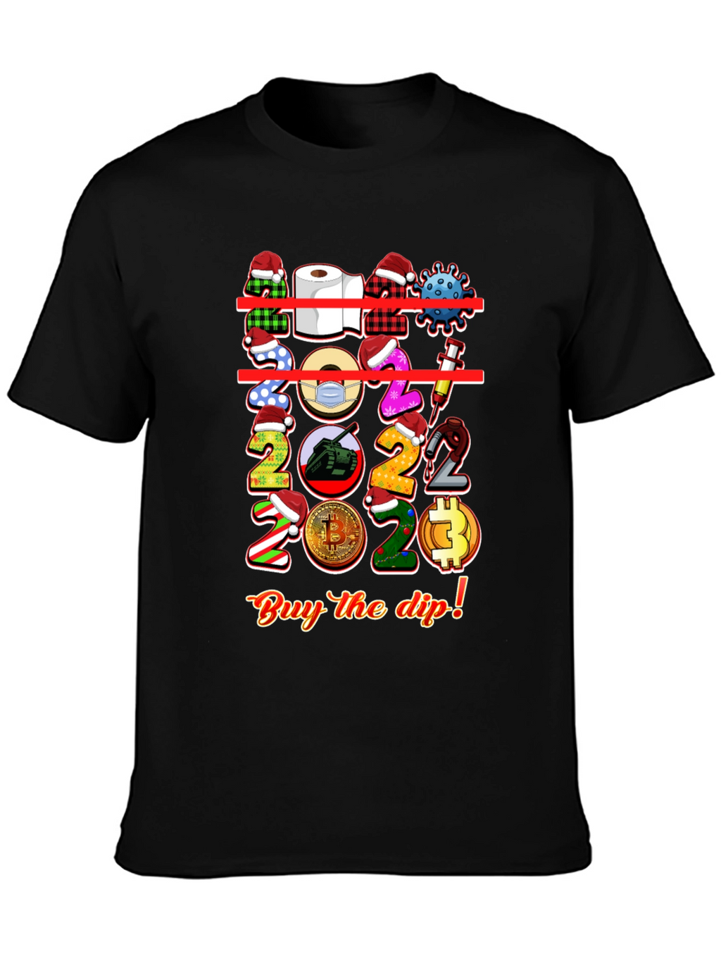 Novelty 2020-2023 Themed Graphic T-Shirt