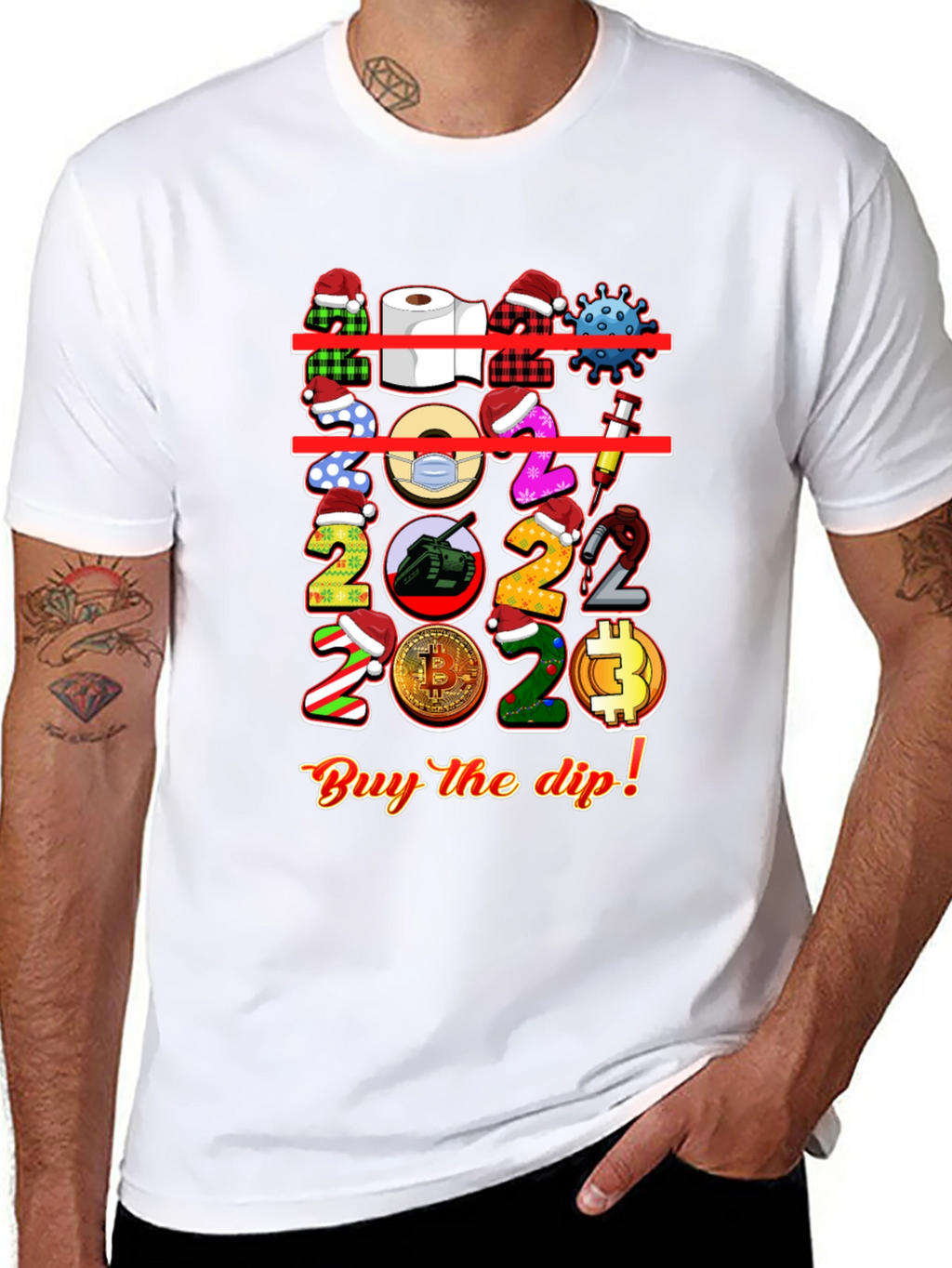 Novelty 2020-2023 Themed Graphic T-Shirt