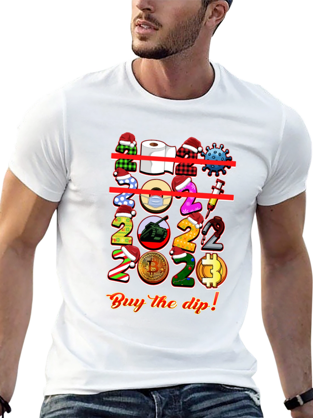 Novelty 2020-2023 Themed Graphic T-Shirt