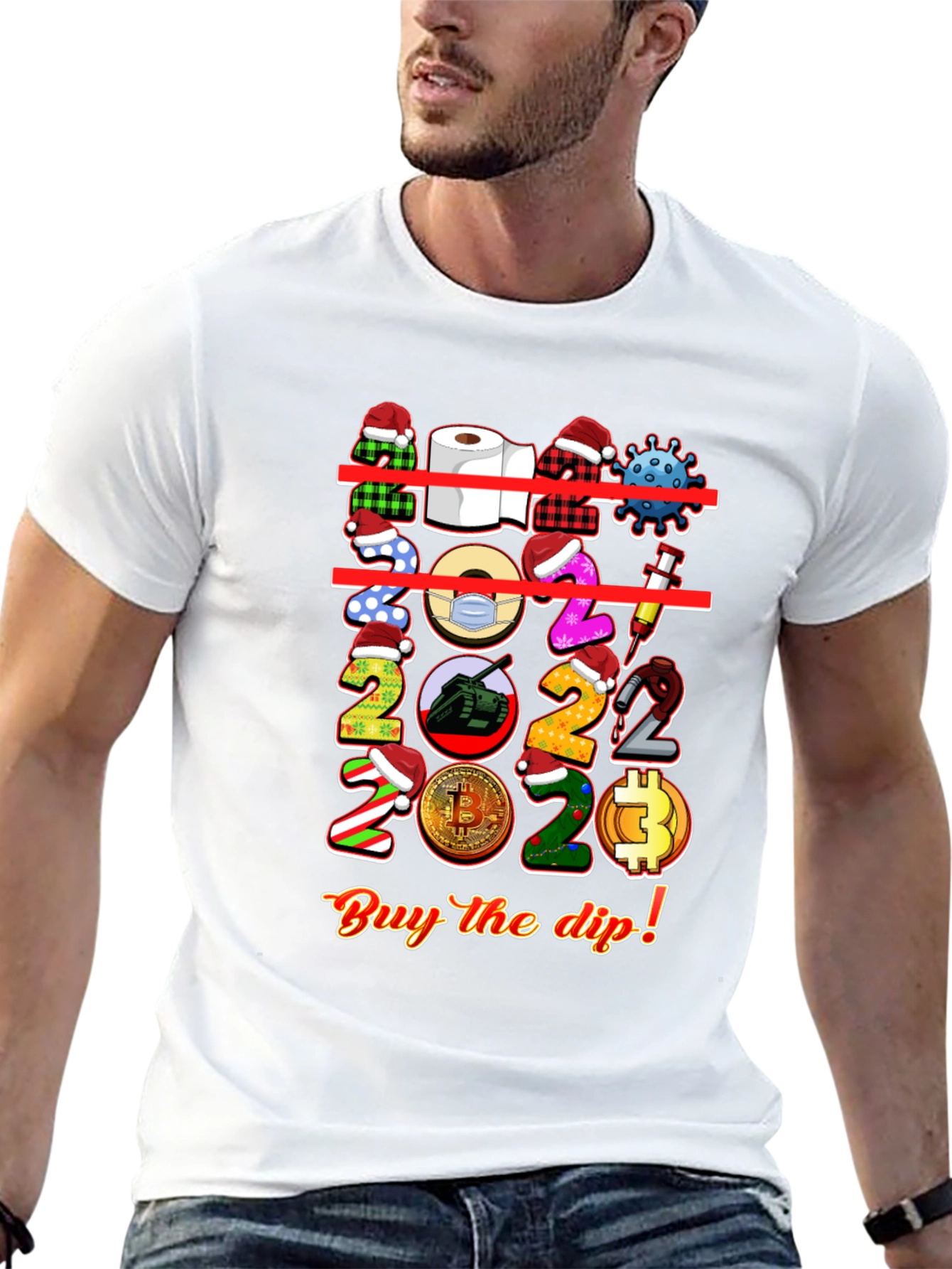 Novelty 2020-2023 Themed Graphic T-Shirt