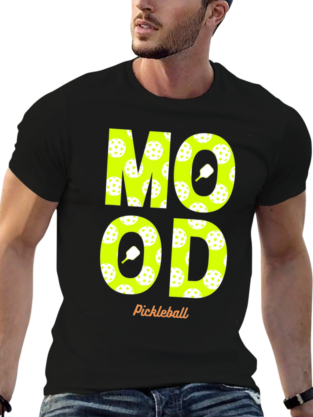 Pickleball Mood T-Shirt - Fun & Sporty Design