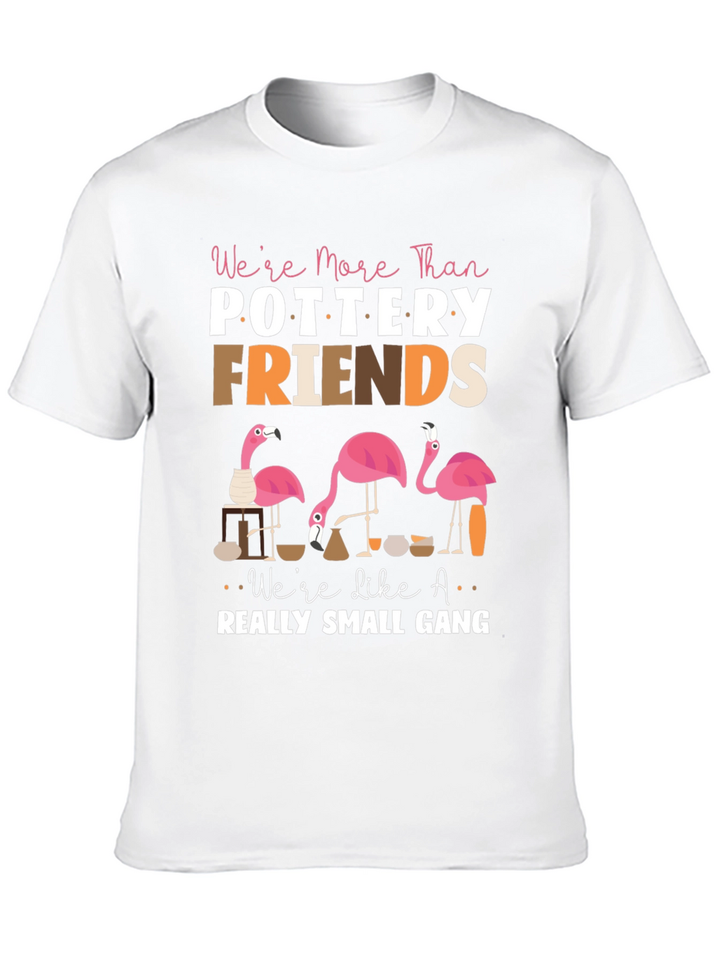 Pottery Friends Flamingo T-Shirt