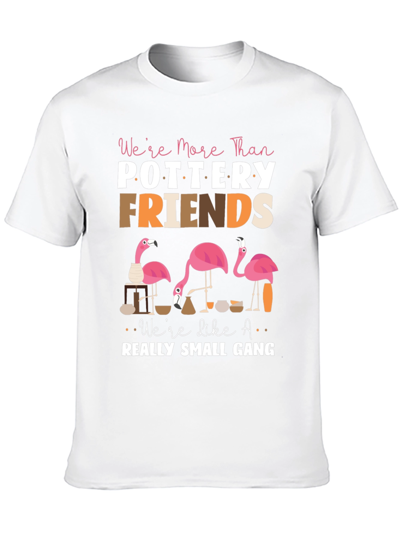 Pottery Friends Flamingo T-Shirt
