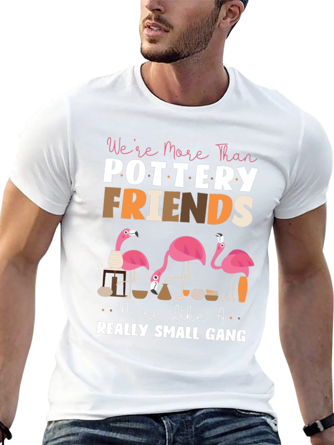 Pottery Friends Flamingo T-Shirt
