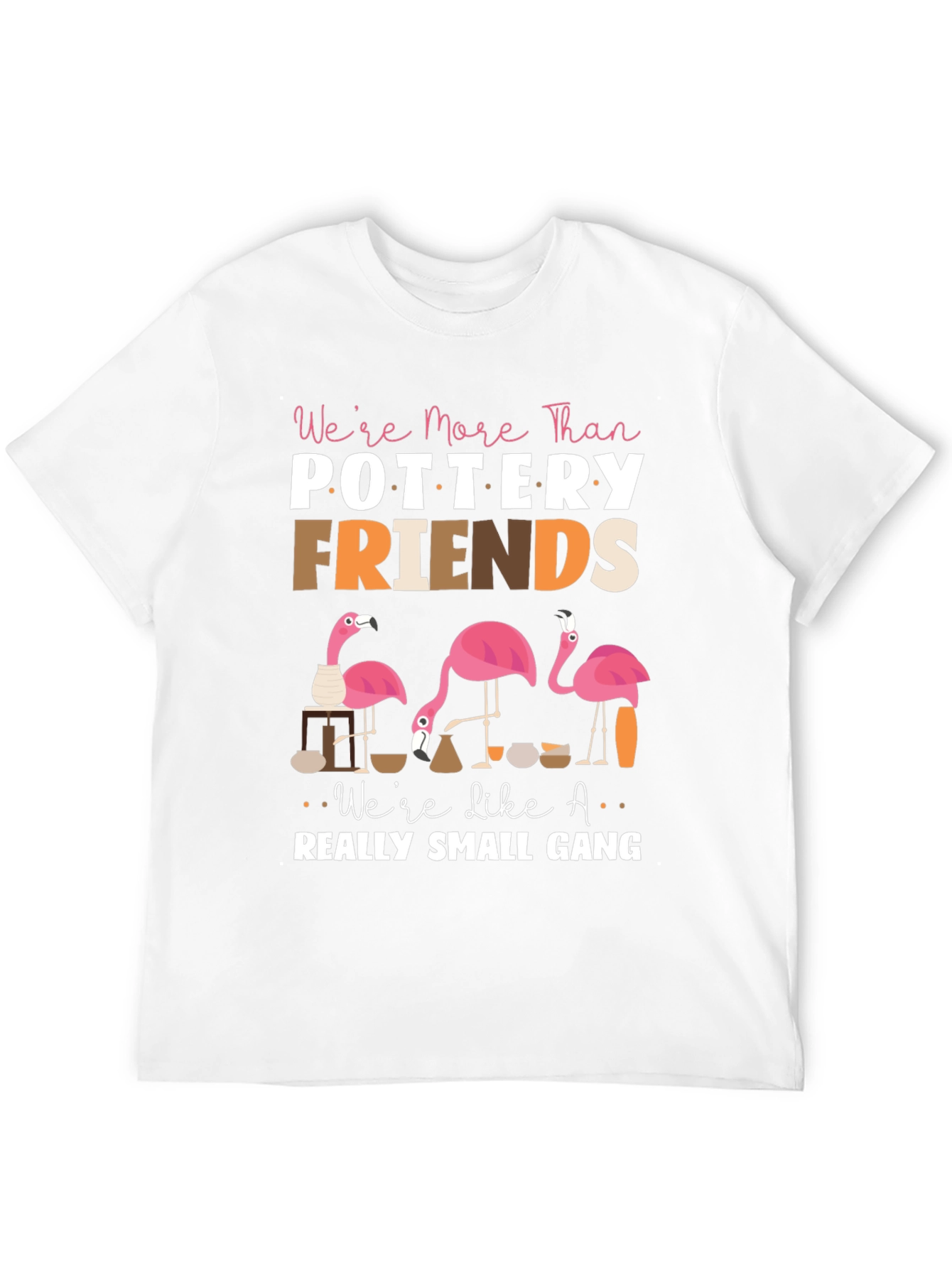 Pottery Friends Flamingo T-Shirt
