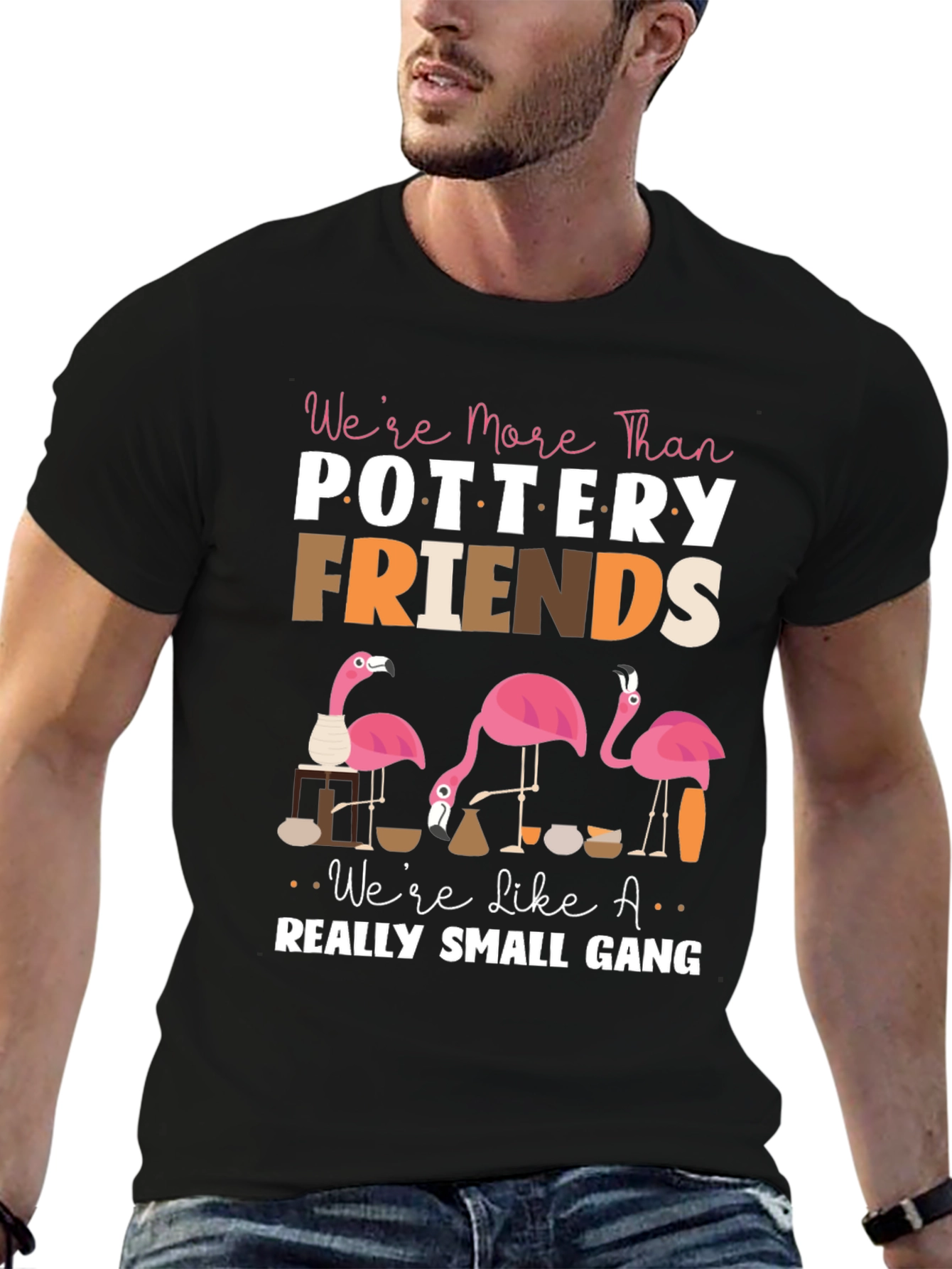 Pottery Friends Flamingo T-Shirt
