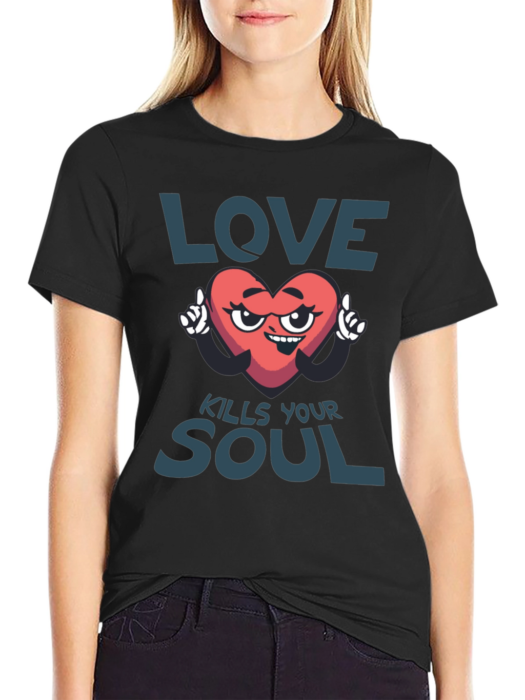 Love Kills Your Soul Graphic T-Shirt