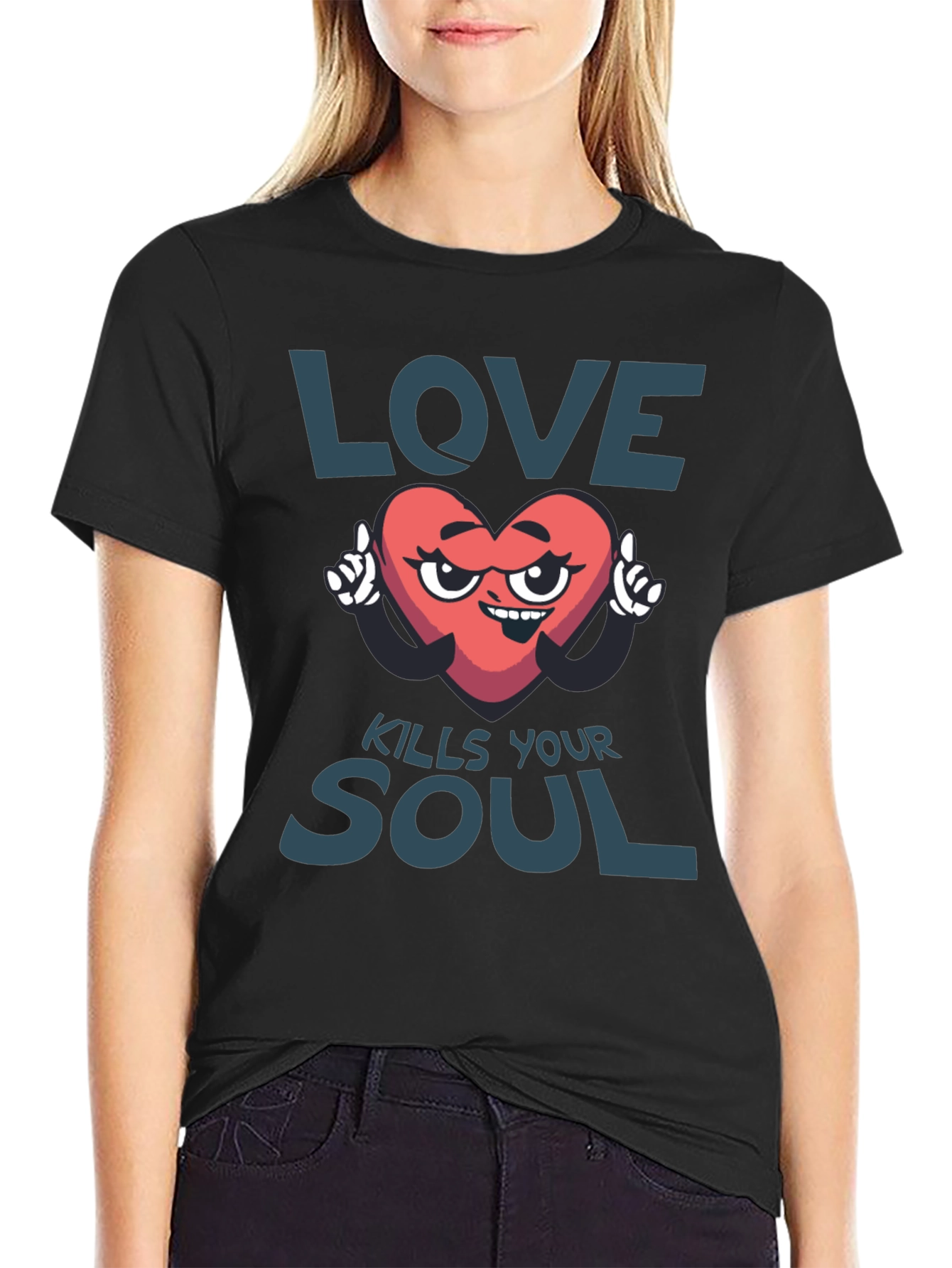 Love Kills Your Soul Graphic T-Shirt