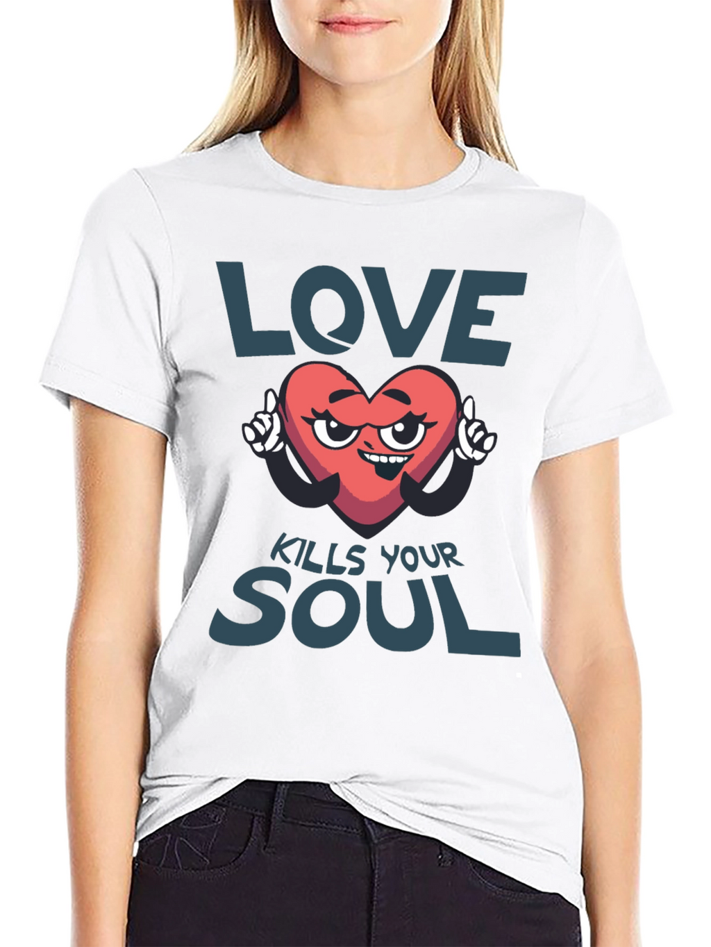 Love Kills Your Soul Graphic T-Shirt