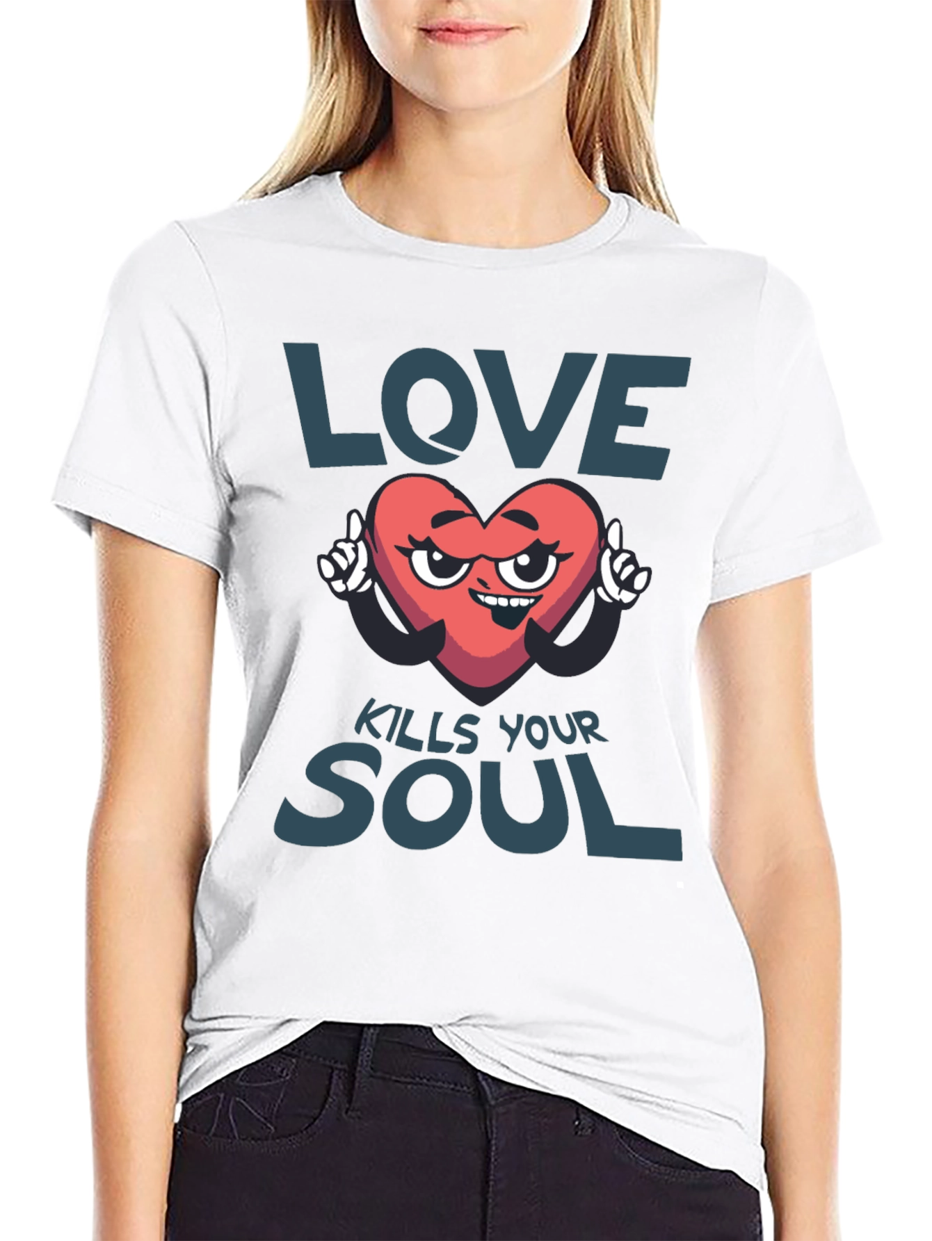 Love Kills Your Soul Graphic T-Shirt