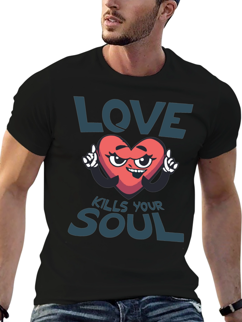 Love Kills Your Soul Graphic T-Shirt