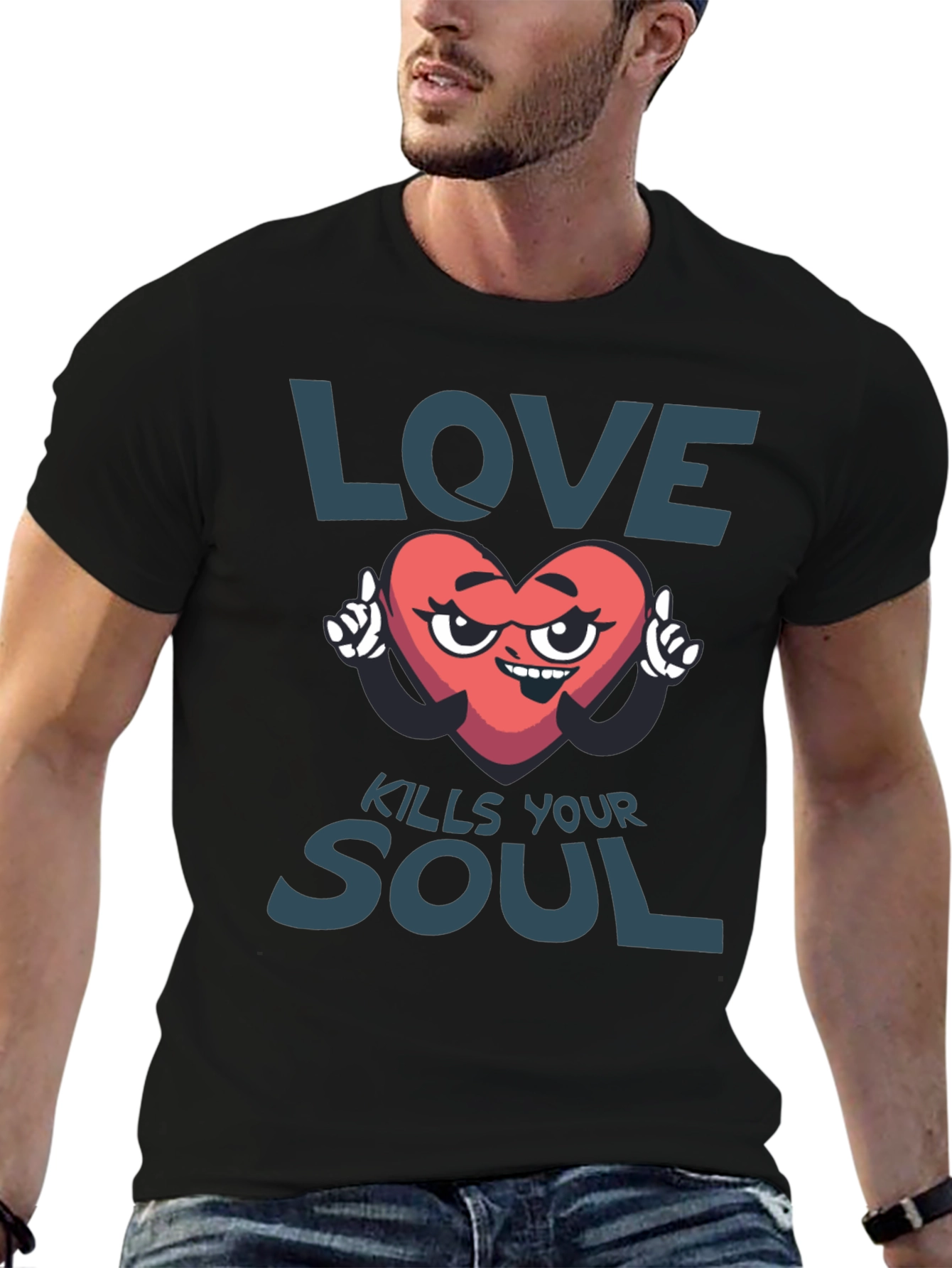 Love Kills Your Soul Graphic T-Shirt