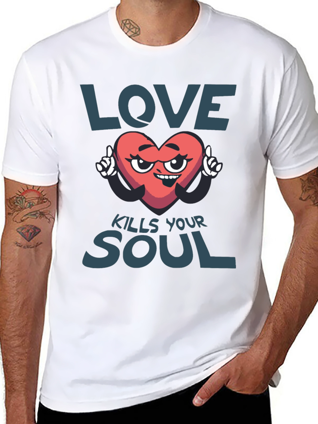 Love Kills Your Soul Graphic T-Shirt