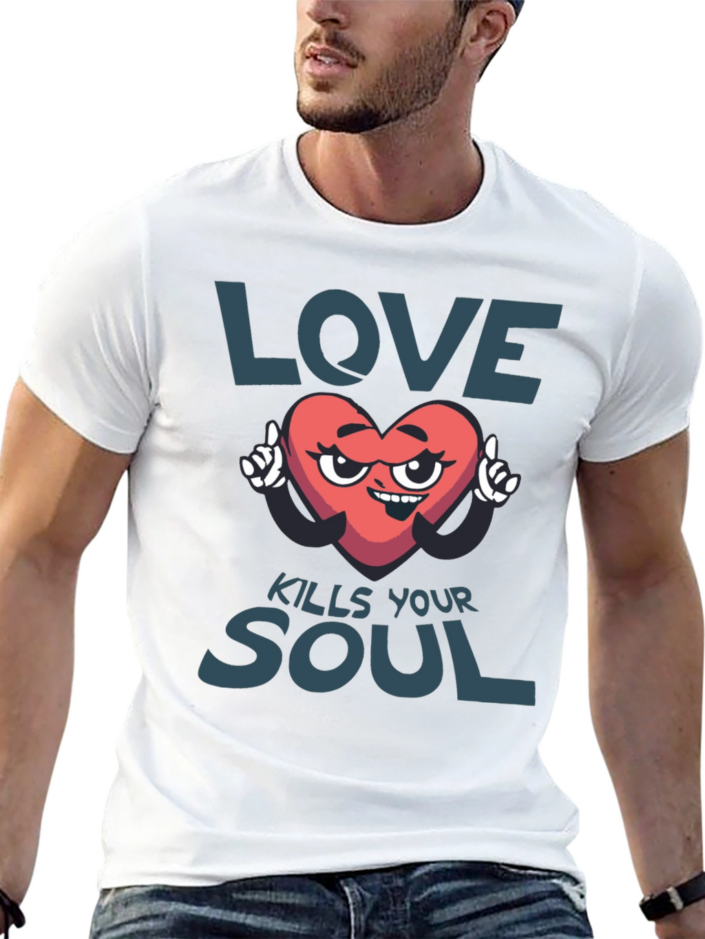 Love Kills Your Soul Graphic T-Shirt