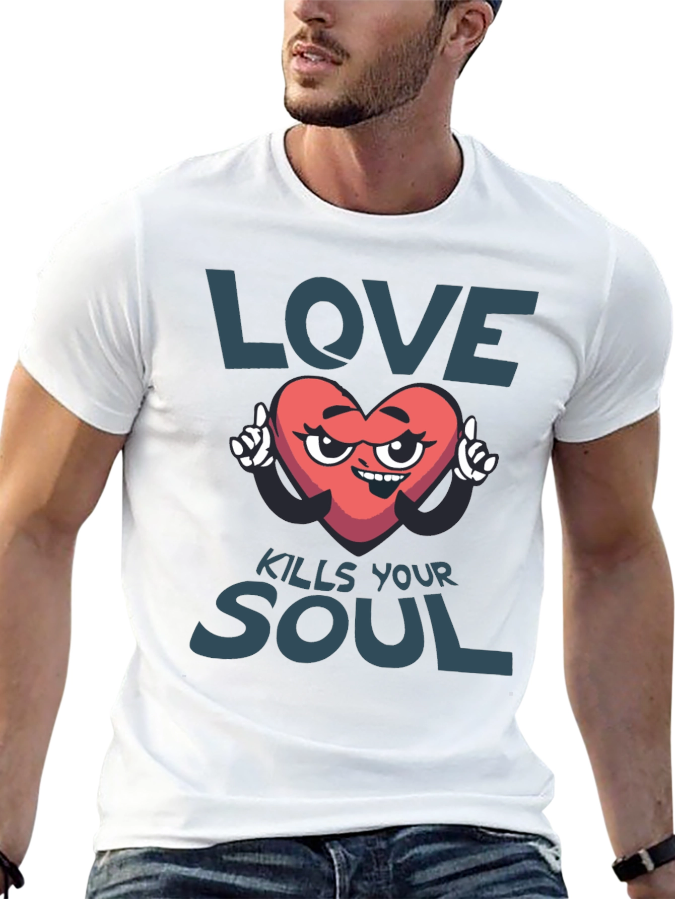 Love Kills Your Soul Graphic T-Shirt